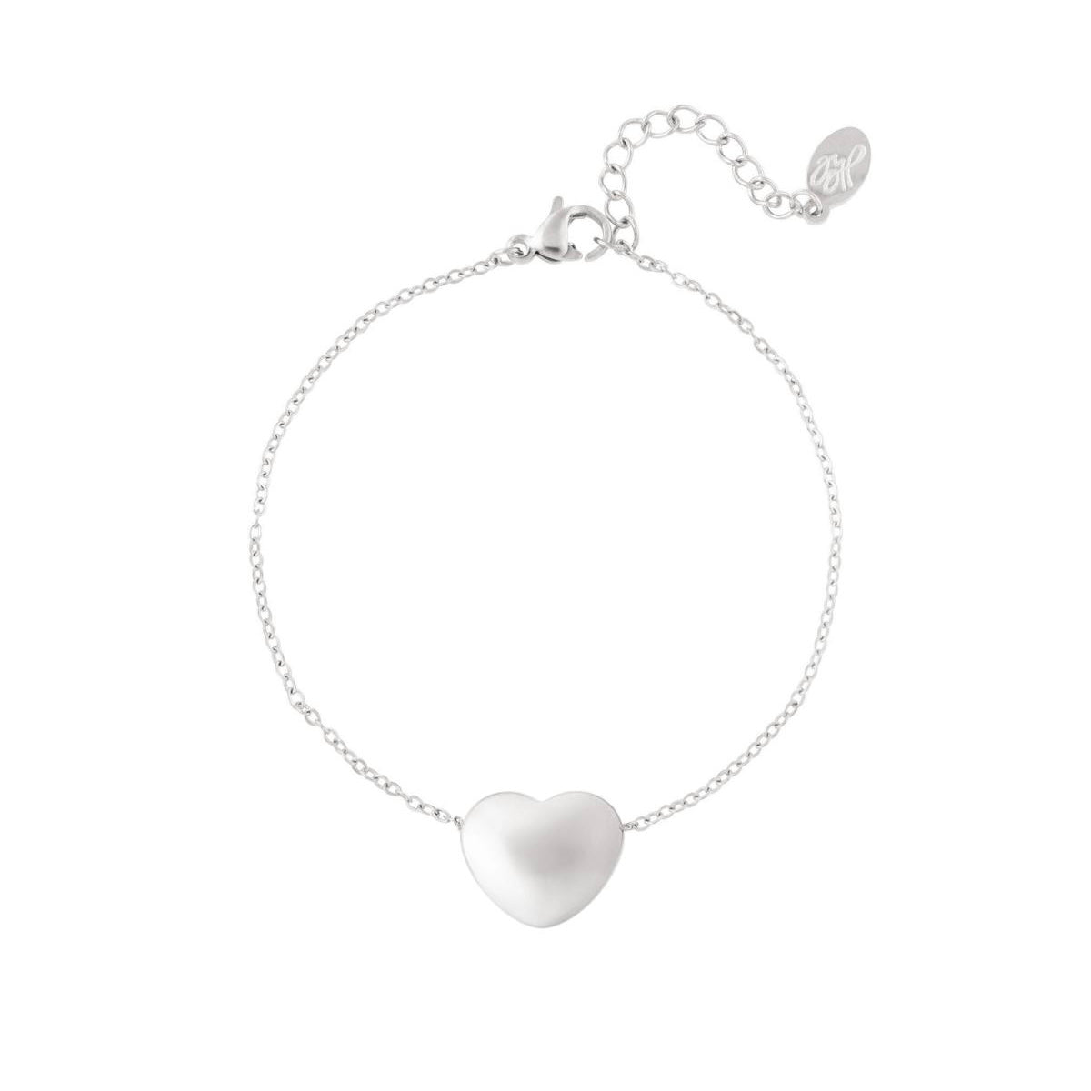 Armband One Heart Silver